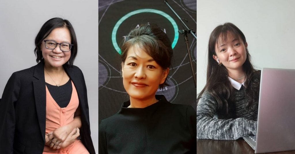 (Left to right) Fiona, Wei Yen, and Miyumi, some of the VAs at Heartworks